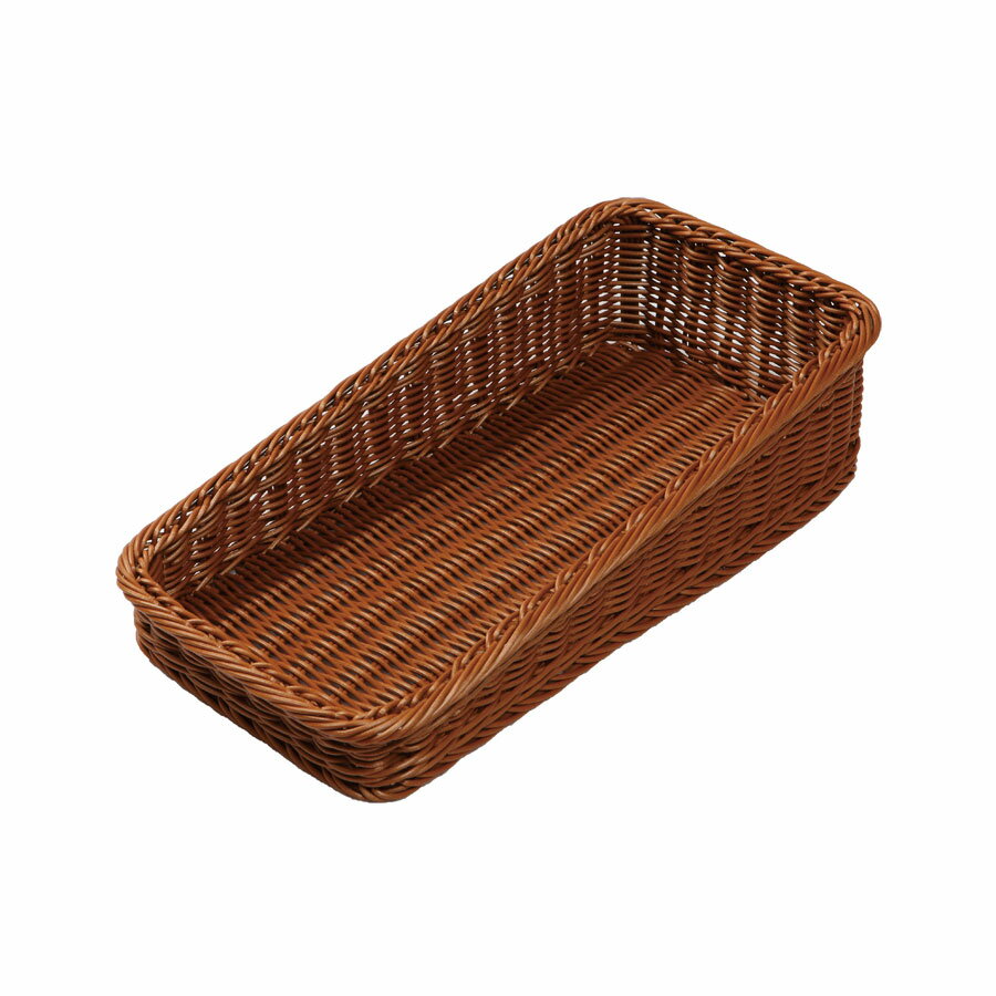 樂天商城 - ベーカリーバスケット 斜め20型 ブラウン 400×200×50/100