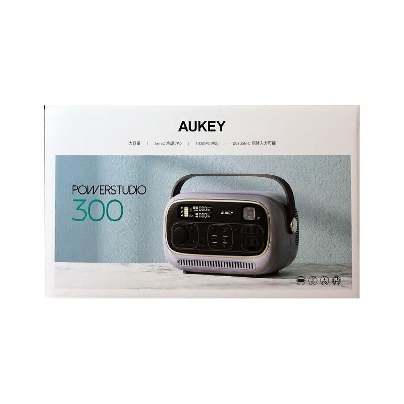 【新品】AUKEY オーキー ポータブル電源 PowerStudio PS-RE03 グレー