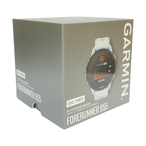 【新品】GARMIN ガーミン スマートウォッチ Forerunner 955 Dual Power 010-02638-D1 White 【新品】GARMIN ガーミン スマートウォッチ Forerunner 955 Dual Power 010-02638-D1 White