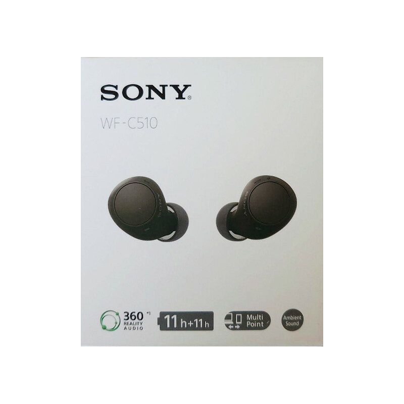 【新品】SONY ソニー 完全ワイヤレスイヤホン WF-C510 B ブラック