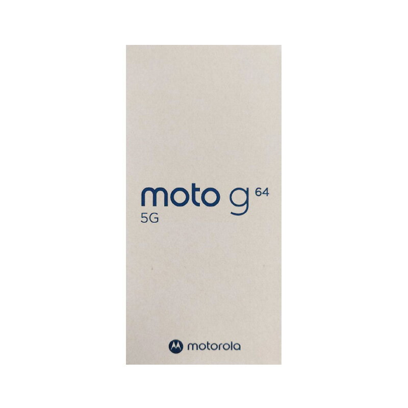 [Brand New, Domestic Version] Motorola moto g64 5G 128GB Silver Blue SIM-Free