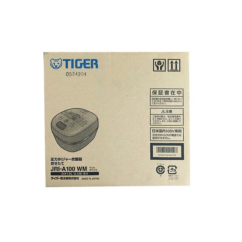 �ڿ��ʡ�TIGER ����������ˡ�� ���Ӵ� �椭���� ��ˢ�п椭 JRI-A100-WM �ޥåȥۥ磻��