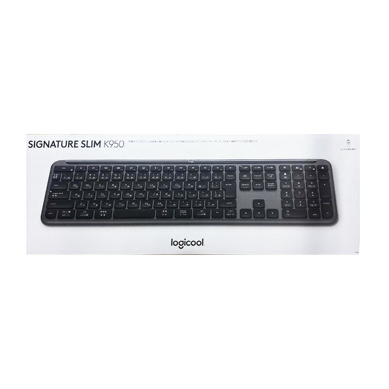 Logicool ロジクール ワイヤレスキーボード 薄型 SIGNATURE SLIM K950 グラファイト