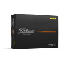 【新品】Titleist タイトリスト ゴルフボール PRO V1 ローナンバー 2025年モデル イエロー