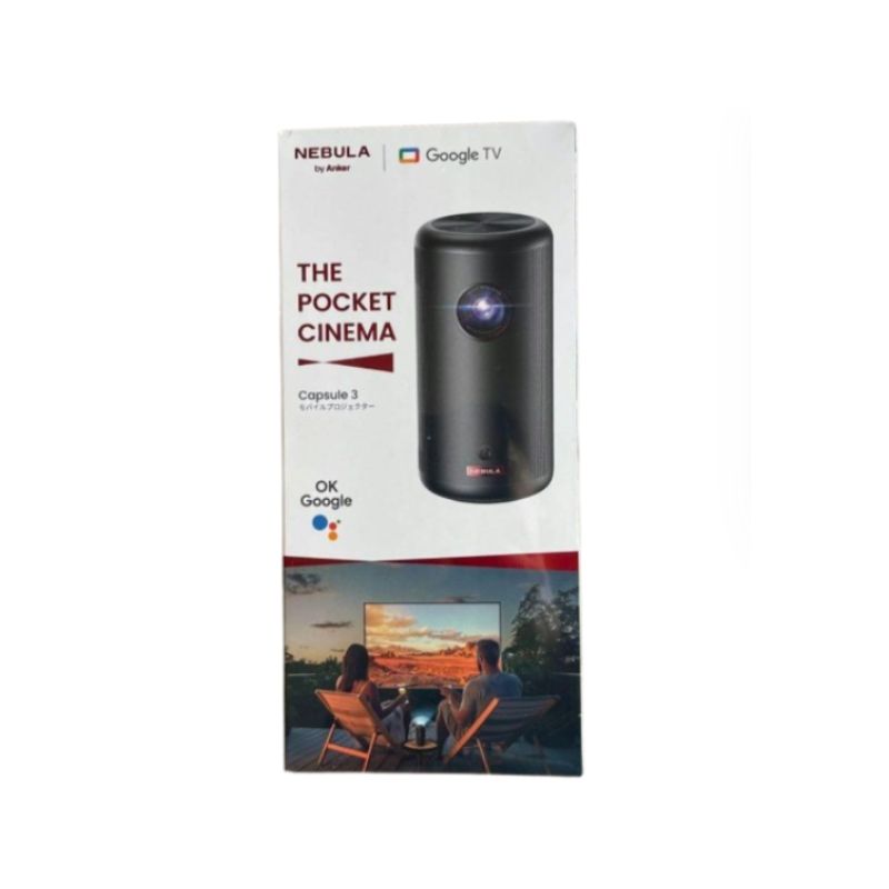 【新品】ANKER アンカー モバイルプロジェクタ Nebula Capsule 3 D2425N11 ブラック