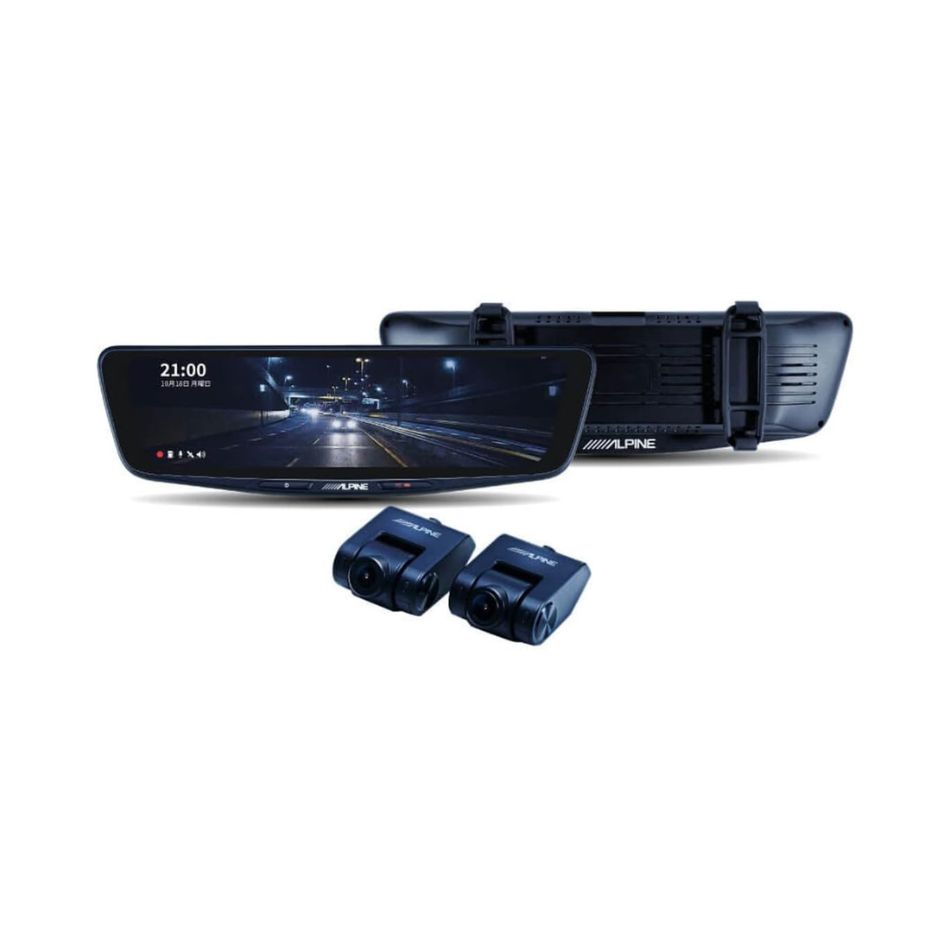 【新品】ALPINE アルパイン ドライブレコーダー搭載10型デジタルミラー DVR-DM1000B ...
