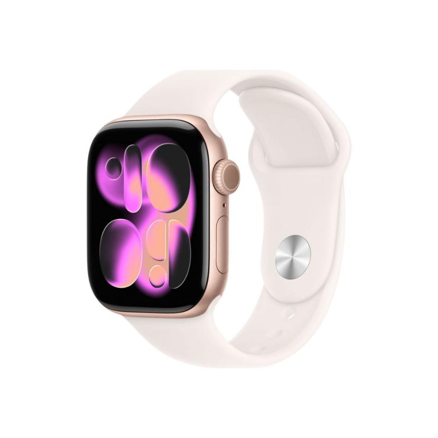 樂天商城 - 【新品】Apple アップル Watch Series 11 GPSモデル 42mm MEU44J/A ローズゴールド・ライトブラッシュスポーツバンド M/L