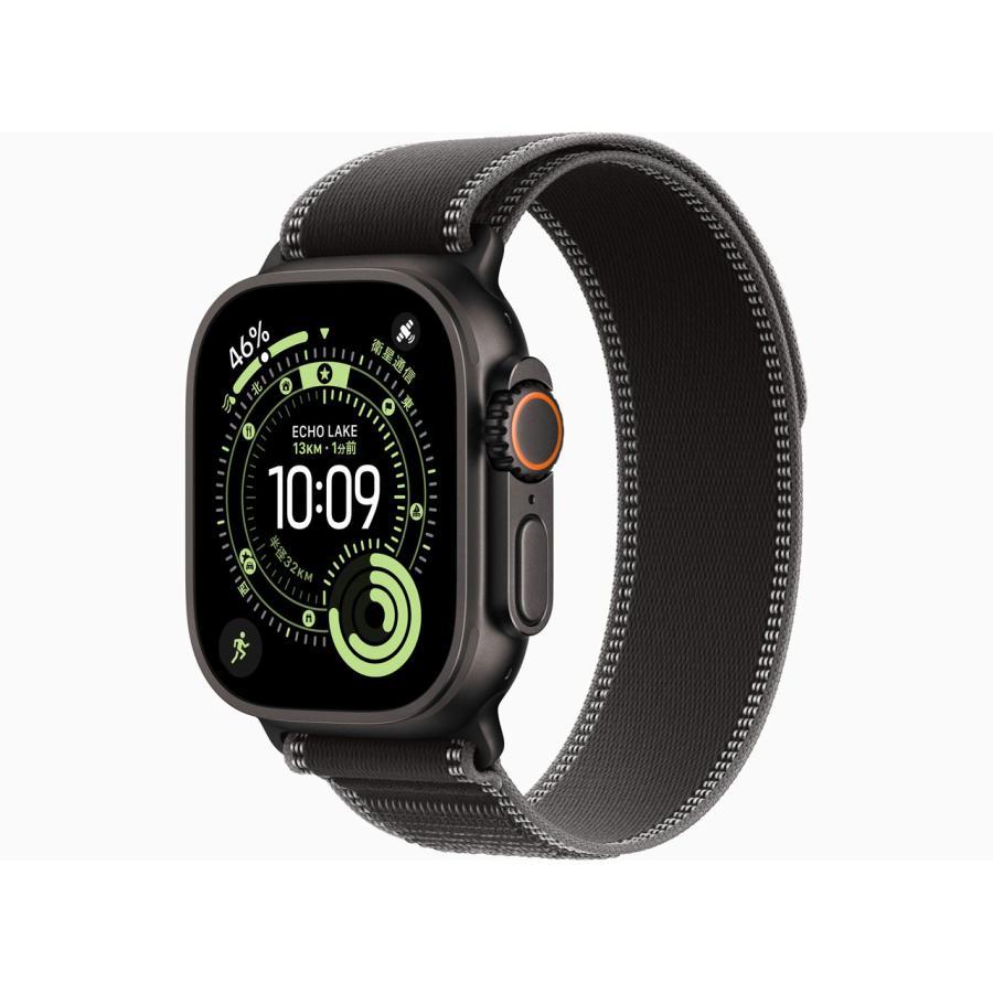 樂天商城 - 【新品】Apple Watch Ultra 3 GPS+Cellularモデル 49mm MF1D4J/A ブラック・ブラック チャコールトレイルループ S/M