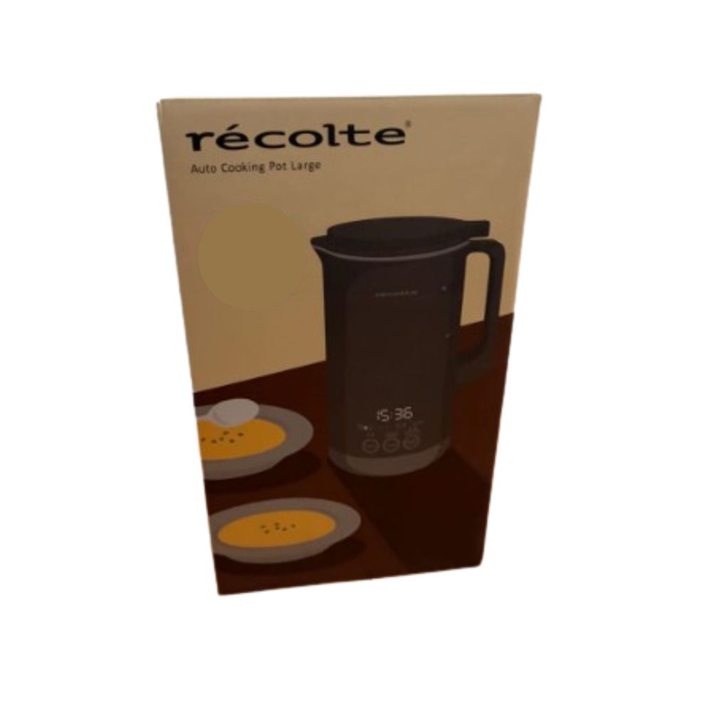 【新品】Recolte レコルト 自動調理ポット Auto Cooking Pot Large RSY-3BK ナチュラルブラック