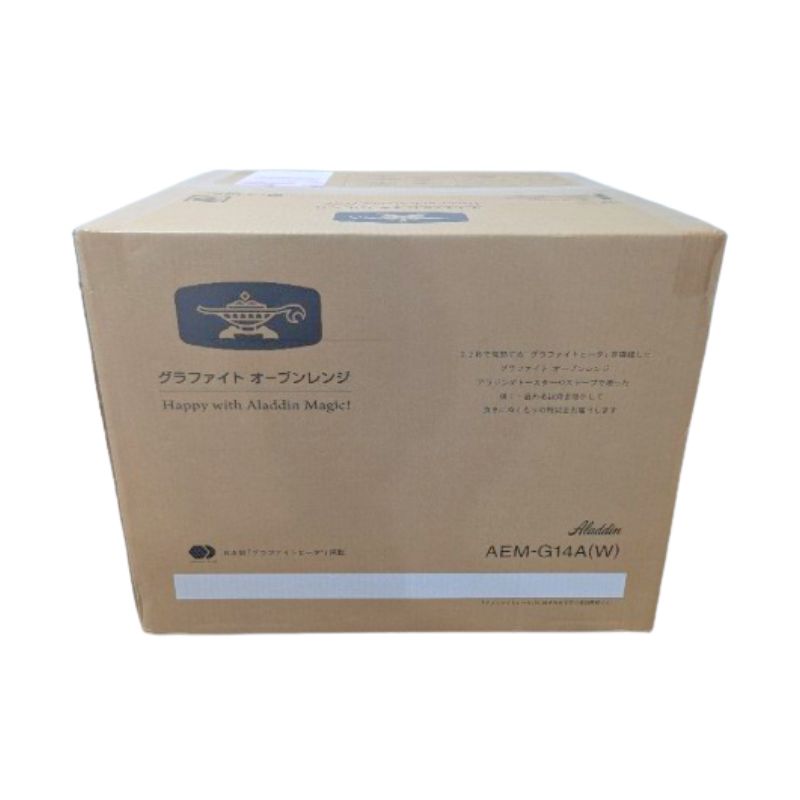 【新品】 Aladdin アラジン グラファイトオーブンレンジ AEM-G14A(W) ホワイト