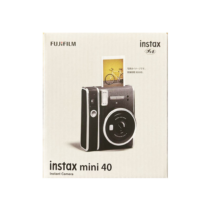 【新品】FUJIFILM 富士フイルム instax mini 40 チェキ ブラック