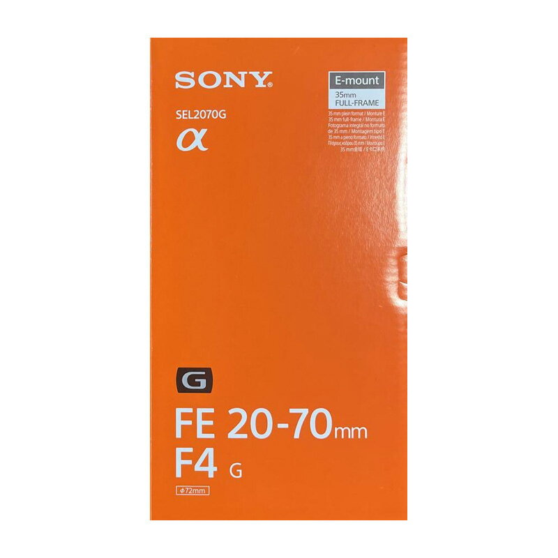 【土日祝発送】【新品】SONY ソニー カメラレンズ FE 20-70mm F4 G SEL2070G [ソニーE /ズームレンズ]