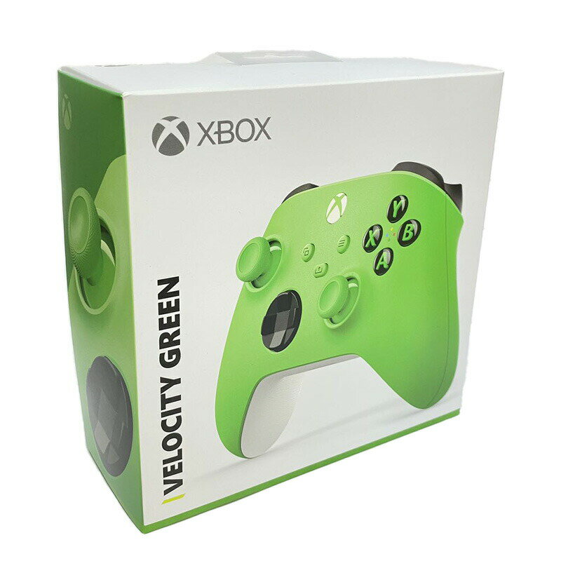 X box 【土日祝発送】【新品】Microsoft Xbox ワイヤレス コントローラー QAU-00092 ベロシティグリーン