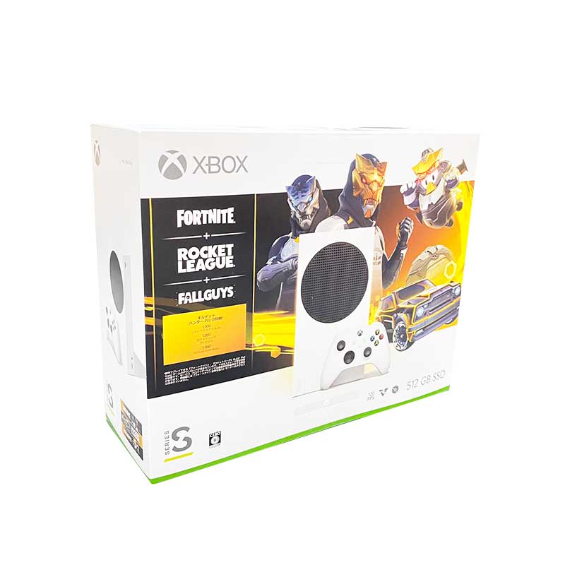 【土日祝発送】【新品】マイクロソフト Xbox Series S フォートナイト ロケットリーグ フォールガイズ同梱版 RRS00086