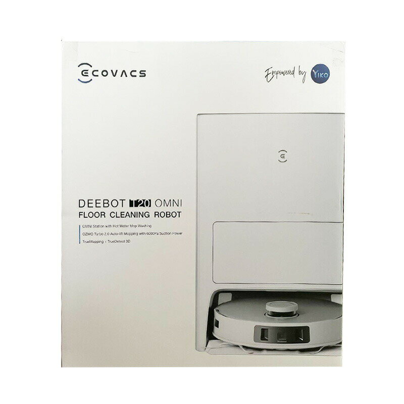 【土日祝発送】【新品】ECOVACS エコバックス ロボット掃除機 DEEBOT T20 OMNI DLX23 ホワイト×シルバー