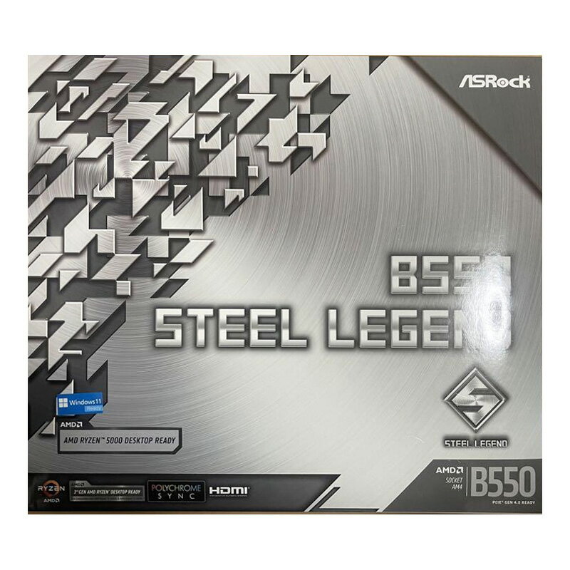 【新品】ASRock アスロック マザーボード B550 Steel Legend AMD B550チップセット搭載