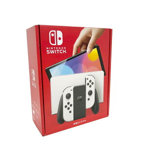 【土日祝発送】【新品】【ラッピング可】任天堂 Nintendo Switch Nintendoスイッチ本体 有機ELモデル Joy-Con(L)/(R) ホワイト HEG-S-KAAAA