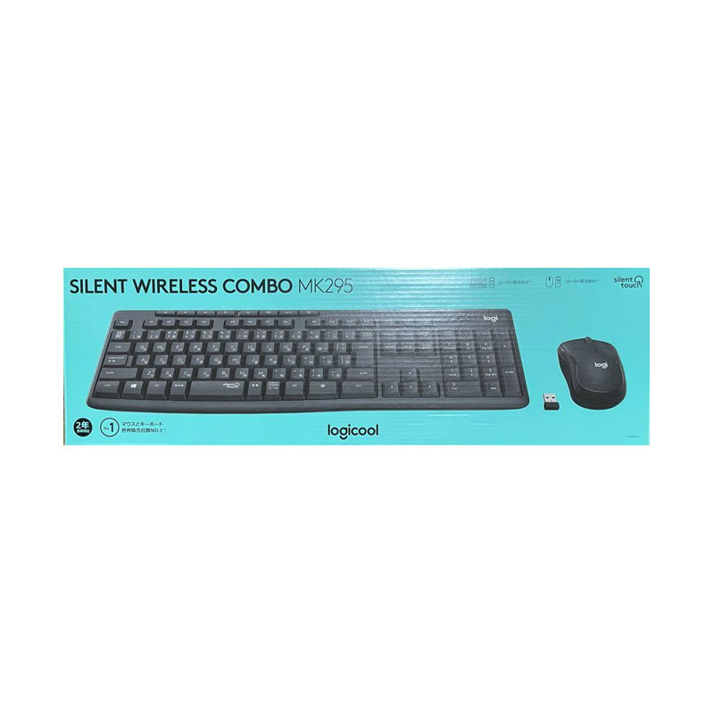 【新品】LOGICOOL ロジクール サイレント ワイヤレス コンボ MK295GP グラファイト