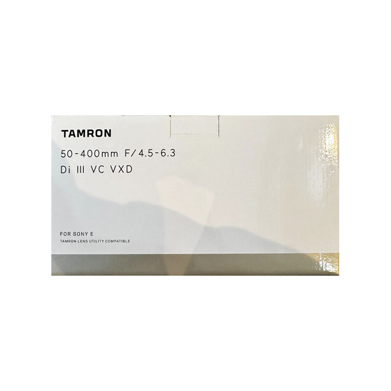【土日祝発送】【新品】TAMRON タムロン レンズ 50-400mm F/4.5-6.3 Di III VC VXD Model Eマウント用(Model A067)