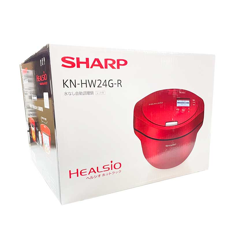 【土日祝発送】【新品】SHARP シャープ ホットクック KN-HW24G-R