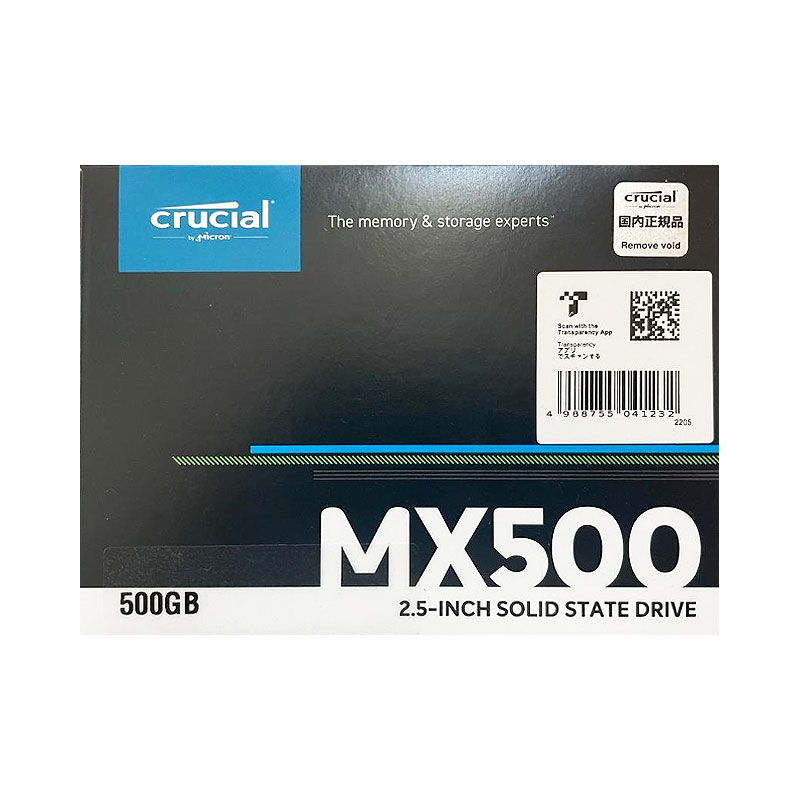 【新品】クルーシャル Crucial SSD 500GB MX500 CT500MX500SSD1/JP