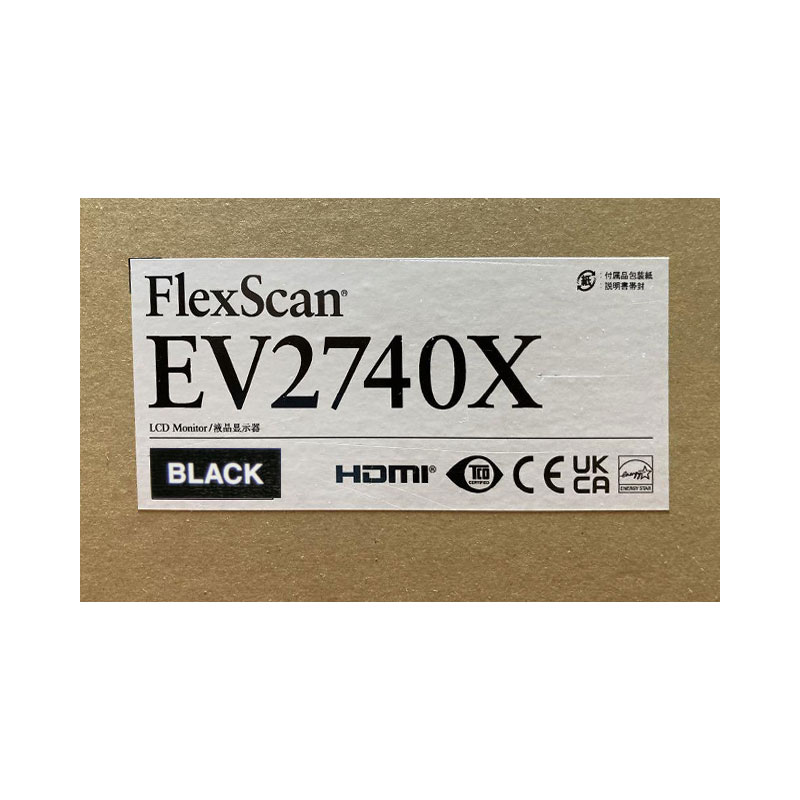 【新品】EIZO PCモニター FlexScan EV2740X-BK ブラック