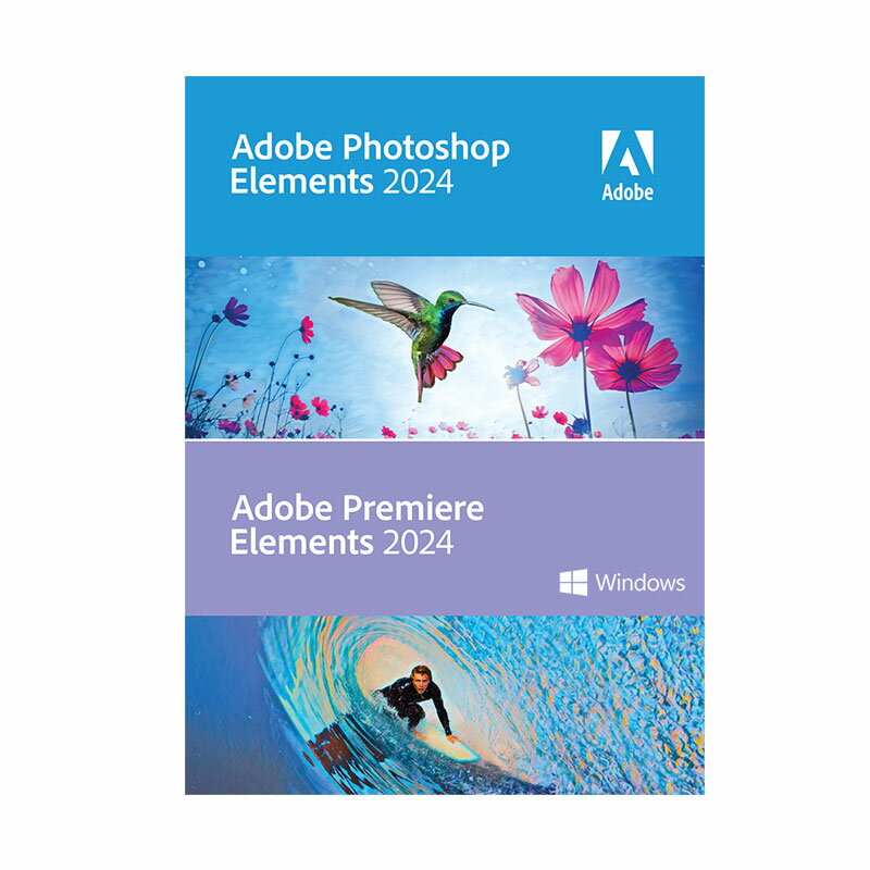 【新品】Adobe アドビ Photoshop Elements 2024 & Premiere E ...