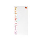【新品 国内版】Xiaomi シャオミ Redmi Note 13 Pro+ 5G 8G+256G ミッドナイトブラック SIMフリー/国内版/楽天/docomo/AU/Softbank回線使用可/白ロム