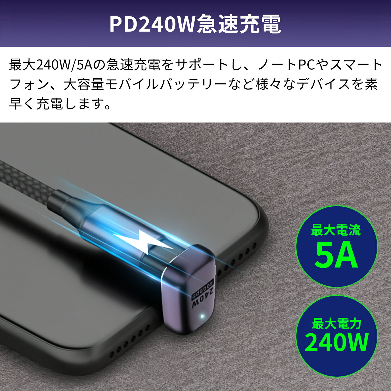 【2個目半額/3個目タダ】USB-C オス メ...の紹介画像3