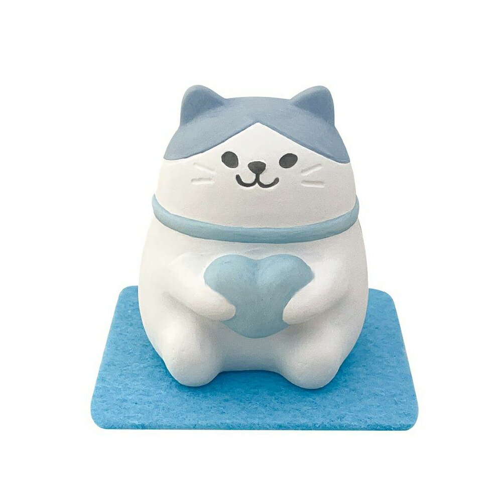 楽天市場】猫 置物（カラーブルー）の通販