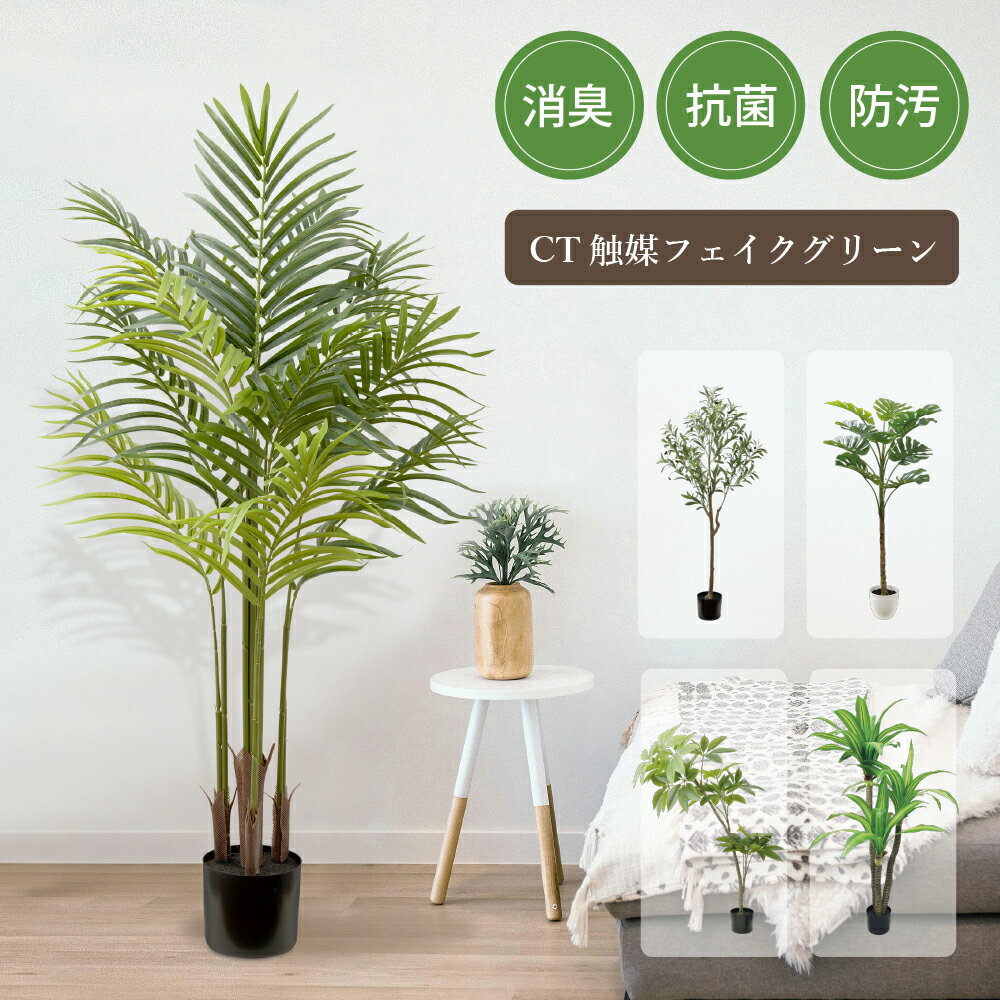 フェイクグリーン 観葉植物 フェイク グリーン 人工観葉植物 大型 オリーブ モンステラ パキラ ドラセナ アレカパーム アレカヤシ 光触媒 消臭 組立式 おしゃれ リビング 大きい 本物そっくり リアル 造花 インテリア 玄関 エクリア