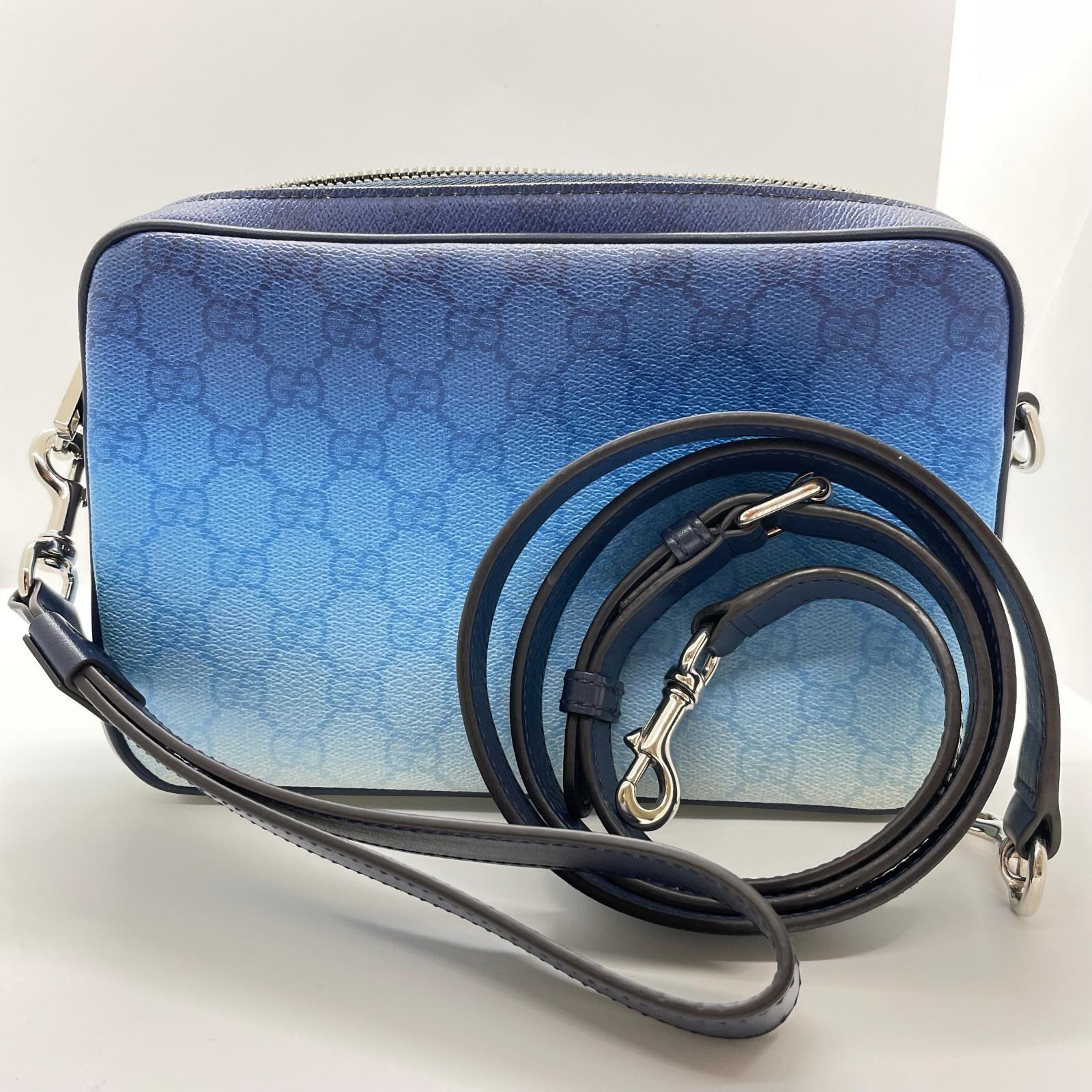 GUCCI GG柄 ショルダーバッグ ライトブルー 楽天市場】グッチ（カラーブルー）（ショルダーバッグ・メッセンジャー