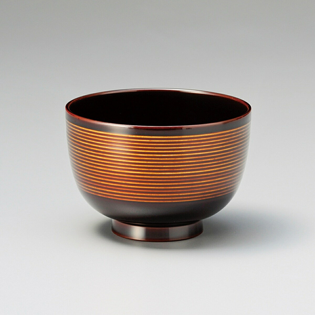 3.5帯椀（溜内黒）宮内庁御用達 お椀 木合 日本製 来客 越前漆器 うるし 艶 上品 器 汁椀 漆器 漆塗 手塗 高級 おすすめ 越前塗 食洗機対応