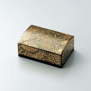 沈金菊彫名刺箱 小(黒)宮内庁御用達 名刺入れ 日本製 来客 うるし 艶 上品 器 漆器 手塗 高級 おすすめ 木 木製 デスク デスク整理 名刺整理 プレゼン...
