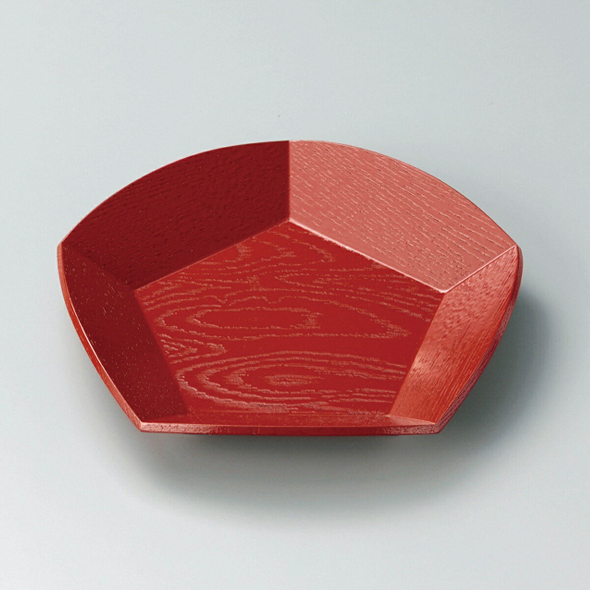 梅形菓子鉢（朱）宮内庁御用達 木製 木 日本製 来客 艶 上品 器 漆器 高級 おすすめ 鉢 ボウル bowl 盛器 盛鉢 越前塗 盛皿 おしゃれ 菓子鉢 お菓子入