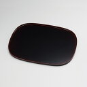 送料無料 溜 尺3小判盆 トレー おしゃれ カフェ 業務用 トレイ 木製 漆器 おもてなし 上品 ランチョンマット 高級 来客 うるし 会席膳 日本製 和風 和...