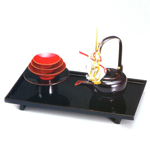 【送料無料】【名入れ無料　漆器】屠蘇器　溜塗り　切立長角屠蘇揃【楽ギフ_包装】