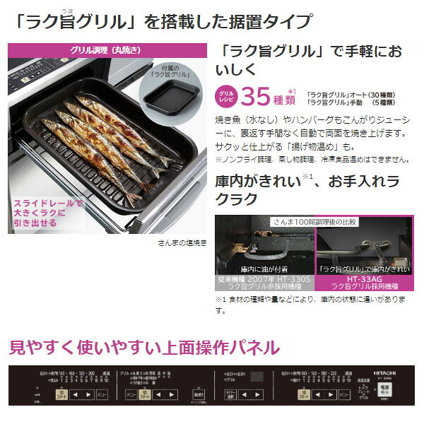 【在庫あり】HT-32AG-K 日立 IHクッキングヒーター 据置タイプ 20A【/srm】