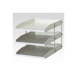 CR-49976　クラウン　パイラトレー A4縦 3段　CR-TR33-NG