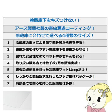 ZC-RM33 CCP シーシーピー 冷蔵庫下敷きマット S 「〜200L」 530×620mm【smtb-k】【ky】