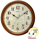 【10/1限定エントリーで当店全品最大P7倍】リズム時計 Rhythm 掛け時計 電波時計 日本野鳥の会 408 8MN408SR06【/srm】