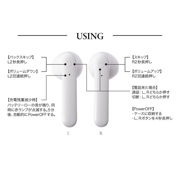 【最大1000円OFFクーポン 1/9 20時~1/10 23:59迄】AXES アクセス B-FREE 完全ワイヤレスイヤホン マットネイビー TWS-1226MNV