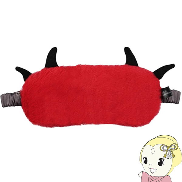 【3/1はエントリーで当店全品最大P7倍】ビューティフルエンジェル 美ルル belulu ふわもこホットアイマスク 小悪魔レッド KRD9007-RED【KK9N0D18P】