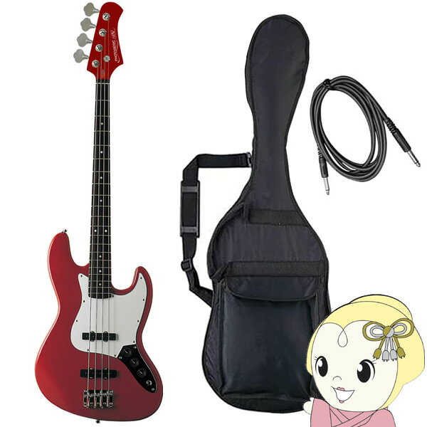 【5/25は期間限定クーポン発行】JB240-MRD PhotoGenic ジャズベースタイプ エレクトリックベース【/srm】