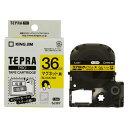 【7/25は期間限定クーポン発行】CR-08775 キングジム テプラPRO マグネットテープ 36mm 黄 SJ36Y【KK9N0D18P】