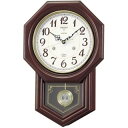 【お買い物マラソン中はエントリーで当店全品最大P7倍】セイコー SEIKO 掛時計 チャイム&ストライク 振り子付 木枠 MDF・アルダー 濃茶木地塗装 RQ205B【/srm】(3)