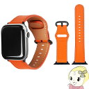 【5/1限定エントリーで当店全品最大P7倍】Apple Watch 40/38mm 用 レザーストラップ オレンジ EGD20602AW【KK9N0D18P】
