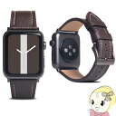 【5/1限定エントリーで当店全品最大P7倍】Apple Watch用45/44/42レザーバンド ブラウンクリーム SD21968AWBC【KK9N0D18P】