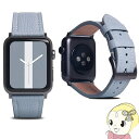 【5/1限定エントリーで当店全品最大P7倍】Apple Watch用45/44/42レザーバンド パウダーブルー SD21969AWPB【KK9N0D18P】