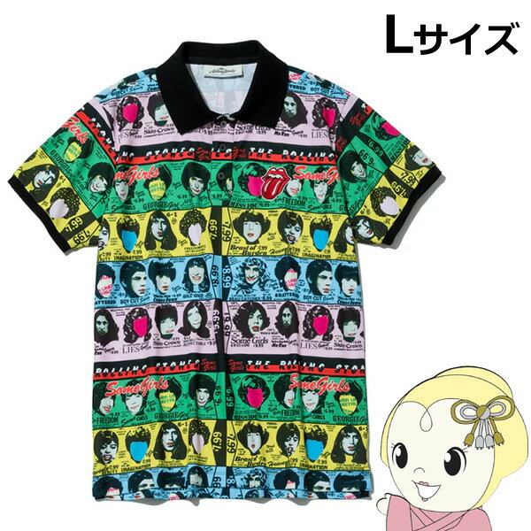 【あす楽】【在庫処分】バックスピン ポロシャツ ローリングストーンズ Lサイズ The Rolling Stones Some Girls Vivid POLO SHIRT BA02W702L【/srm】